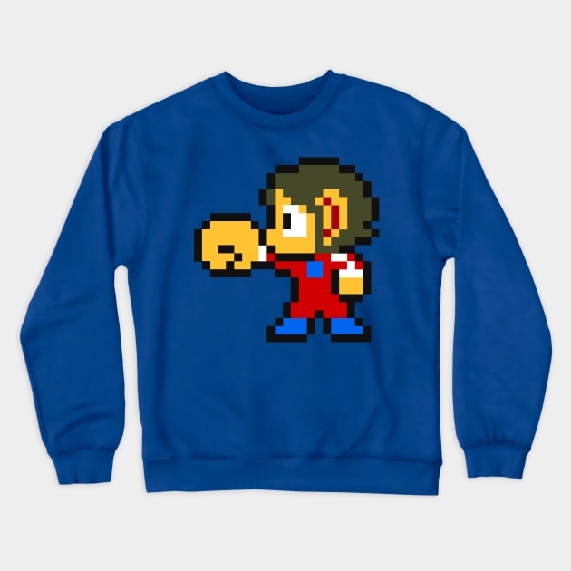 Alex Kidd Crewneck Sweatshirt by procrastitron4000